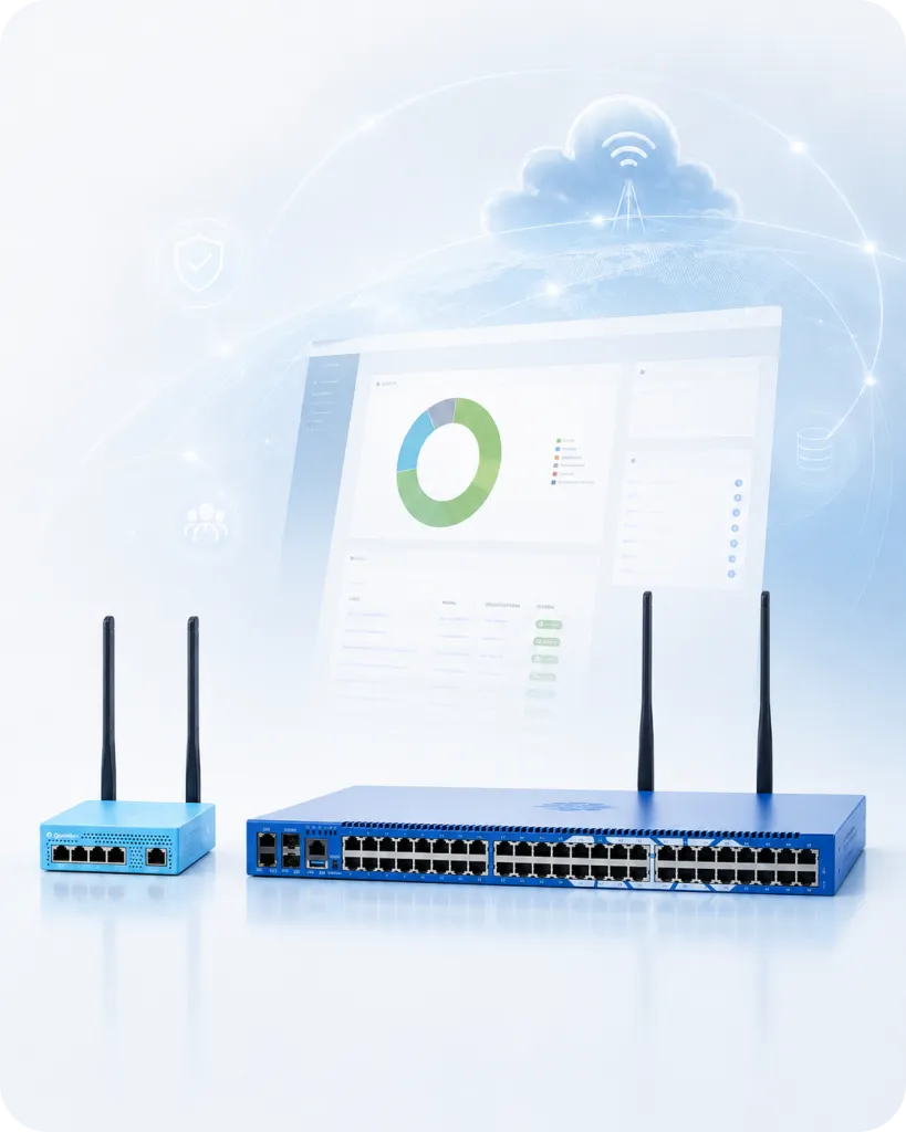 Gearlinx NR4400, Duckfone and ZERO out-of-band management platform